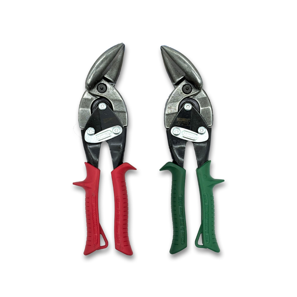 Midwest Snips Folded and Notched Sheet Metal Snips by Midwest Snips - American Made