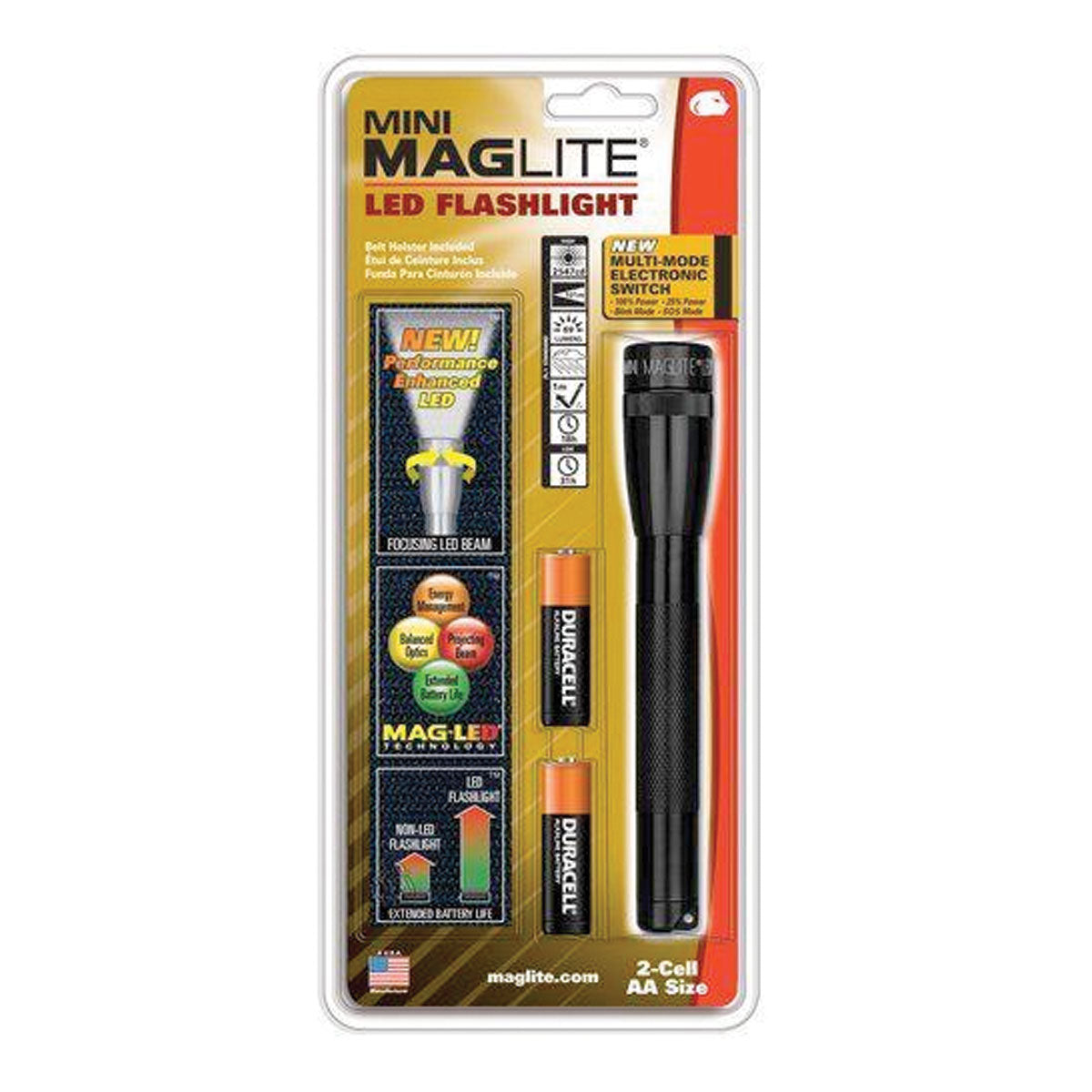 Maglite Mini LED 2-Cell AA Flashlight