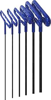 Eklind 6-Piece Cushion Grip Hex T-Key Set Metric 2-6mm by Eklind Tool Company - American Made
