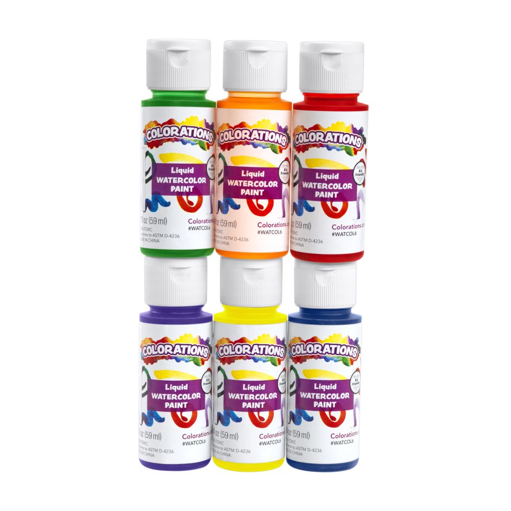 Colorations Liquid Watercolor Paint Set 11 Colors by Colorations - American Made