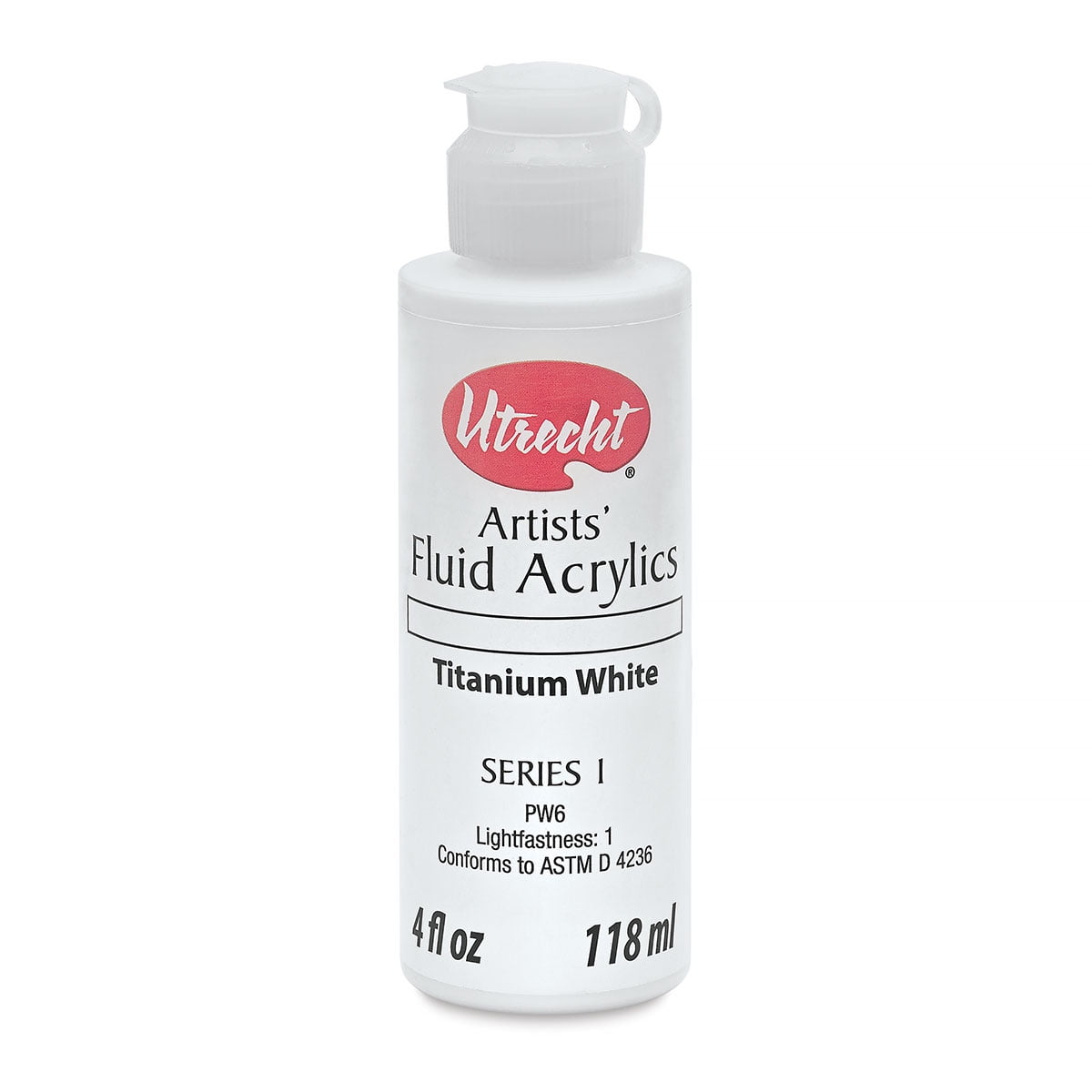 Utrecht Artists Acrylic Paint Titanium White 4 oz by Utrecht - American Made