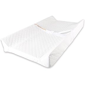 LA Baby Contoured Waterproof Changing Pad 30 Inch White