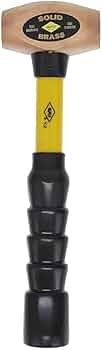 Nupla Corp Brass Sledge Hammer 4 lb by Nupla Corp - American Made