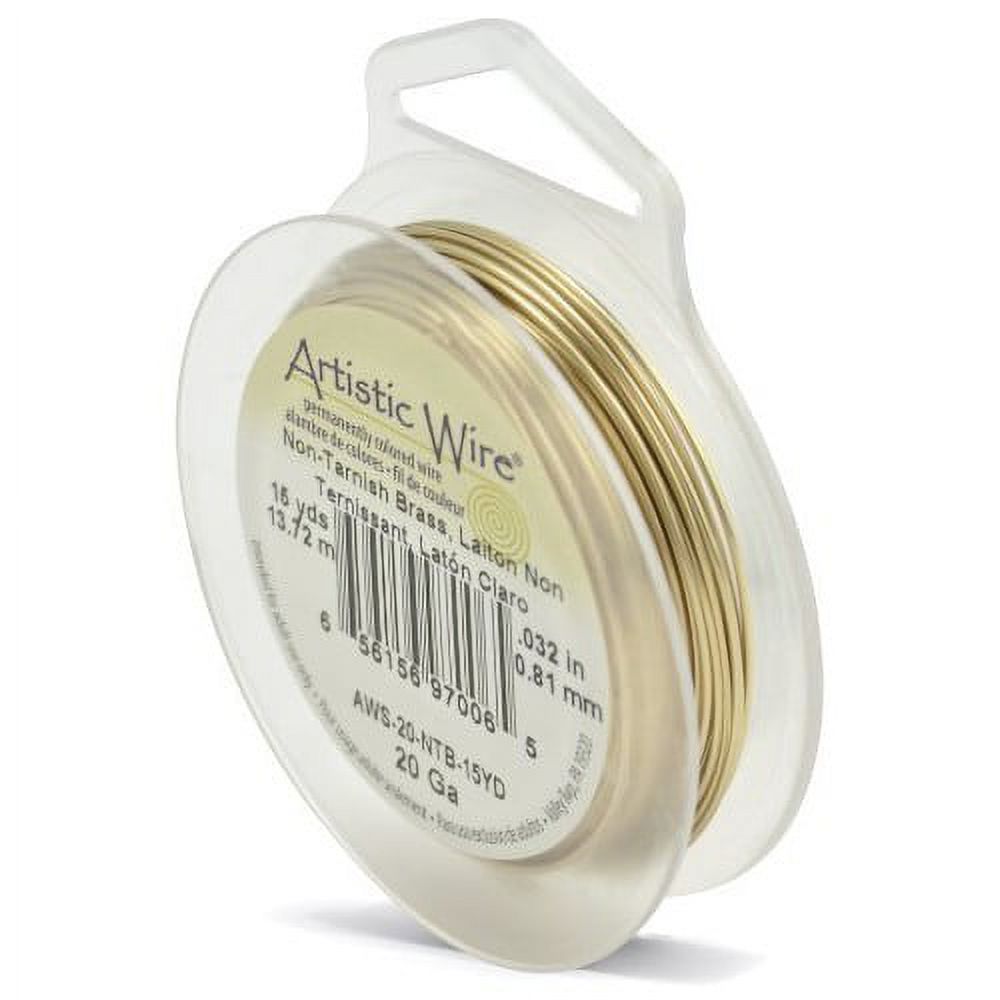 Artistic Wire 20-Gauge Non-Tarnish Gold Copper Wire 15 Yards