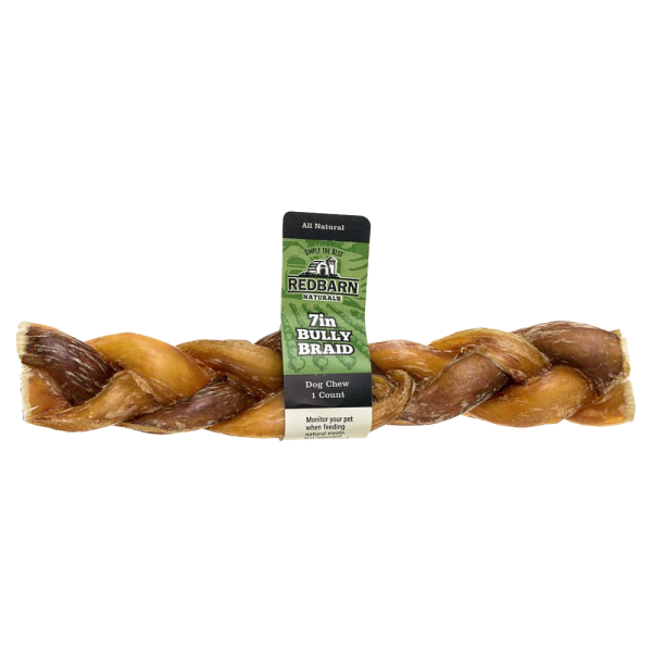 Redbarn Braided Bully Stick 6 inch by Redbarn Pet Products - American Made