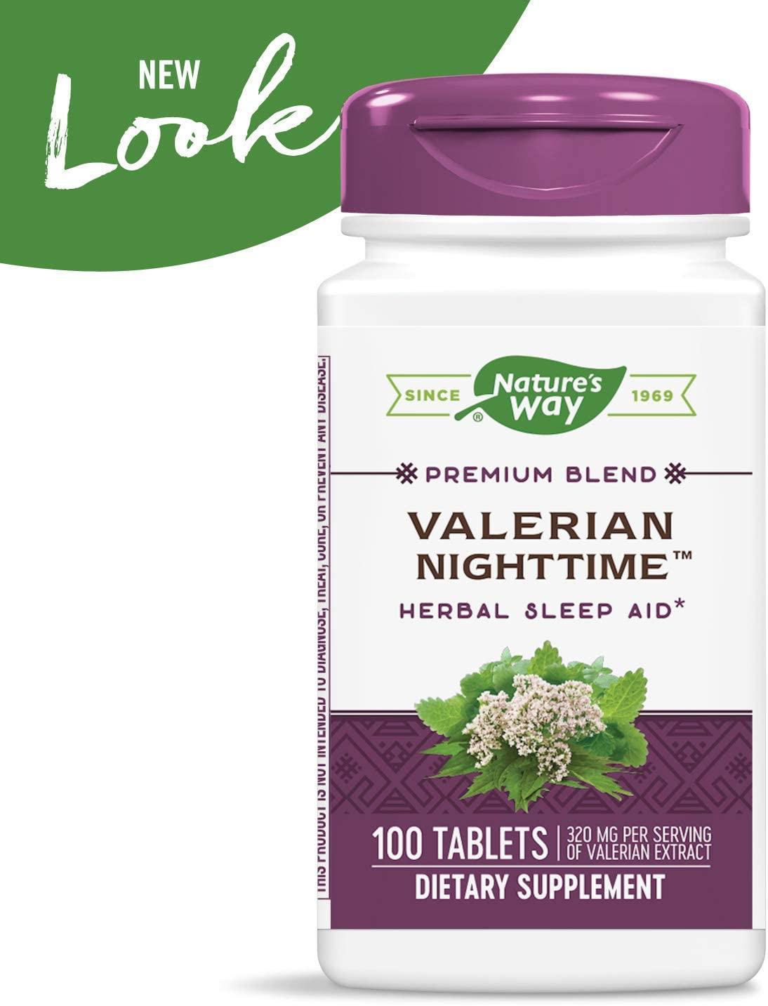 Nature's Way Valerian Nighttime 100 Tablets