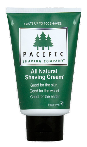 Pacific Shaving All Natural Caffeinated Shaving Cream 3 oz by Pacific Shaving Company - American Made