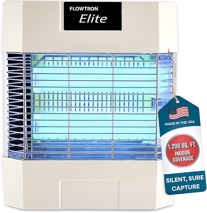 Flowtron Indoor Fly Stun Unit, 80W UV Light with Pheromone Lure, 1200 Sq Ft