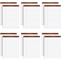 Avery Legal Pads 8.5x11.75 White Wide Ruled 12-Pack by Avery - American Made