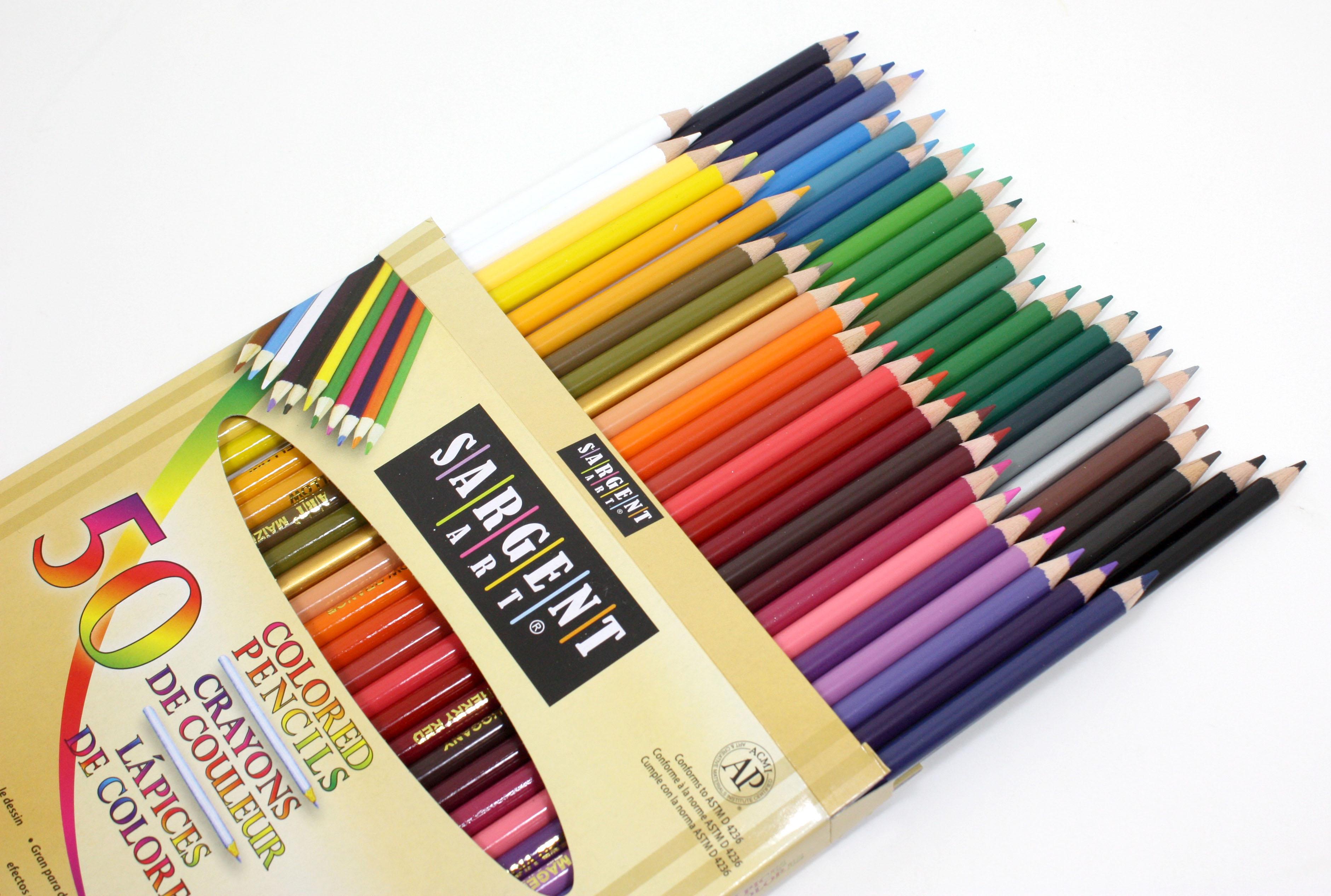 Sargent Art Premium Colored Pencils 50-Count by Sargent Art - American Made