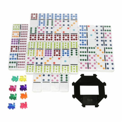 Pressman Toy Mexican Train Dominoes Game by Pressman Toy - American Made