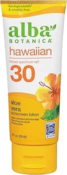 Alba Botanica Hawaiian Sunscreen Aloe Vera SPF 30 3oz by Alba Botanica - American Made