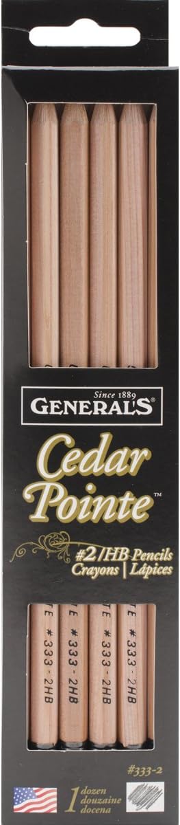 General Pencil The General No. 2 Pencils 12-Pack Made in USA by General Pencil Company - American Made
