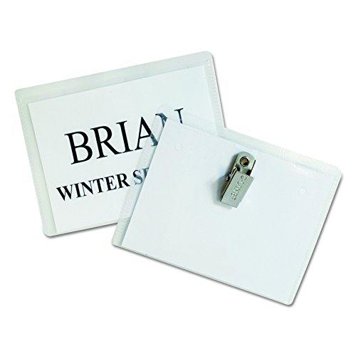 C-Line Name Badge Kits Top Load 4 x 3 Clear 50 per Box by C-Line Products - American Made