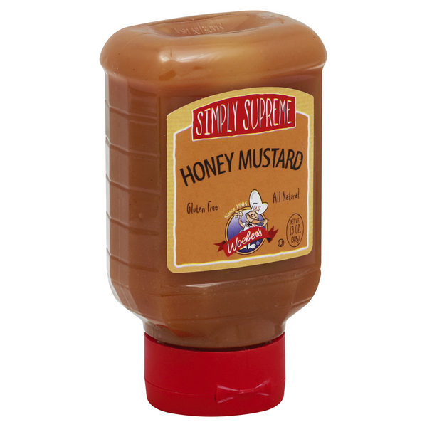 Woeber's Simply Supreme Honey Mustard 16 oz by Woeber's - American Made