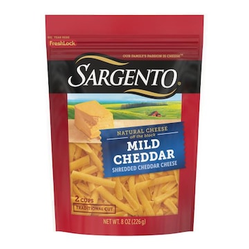 Sargento Natural Shredded Mild Cheddar Cheese 8 oz by Sargento - American Made