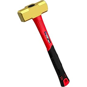 Ampco Safety Tools H-3FG Ball Peen Hammer Non-Sparking 1.5lb by Ampco Safety Tools - American Made
