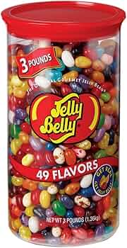 Jelly Belly Assorted Flavors 3 Pound Tub