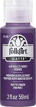 FolkArt Acrylic Paint Violet Pansy 2oz