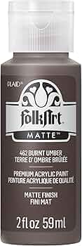 FolkArt Acrylic Paint Burnt Umber 2oz