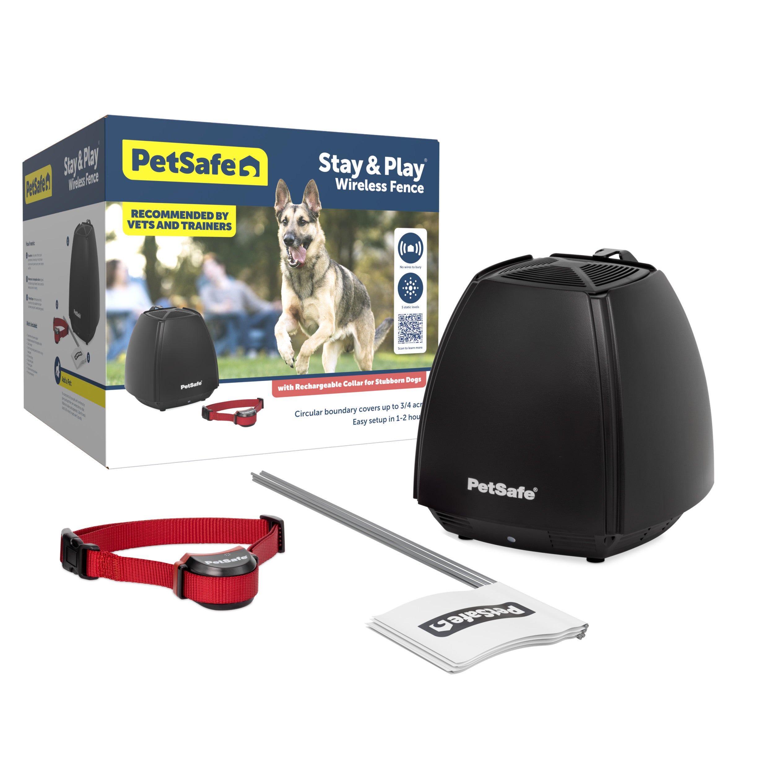 PetSafe Stay and Play Wireless Pet Fence for Dogs by PetSafe - American Made