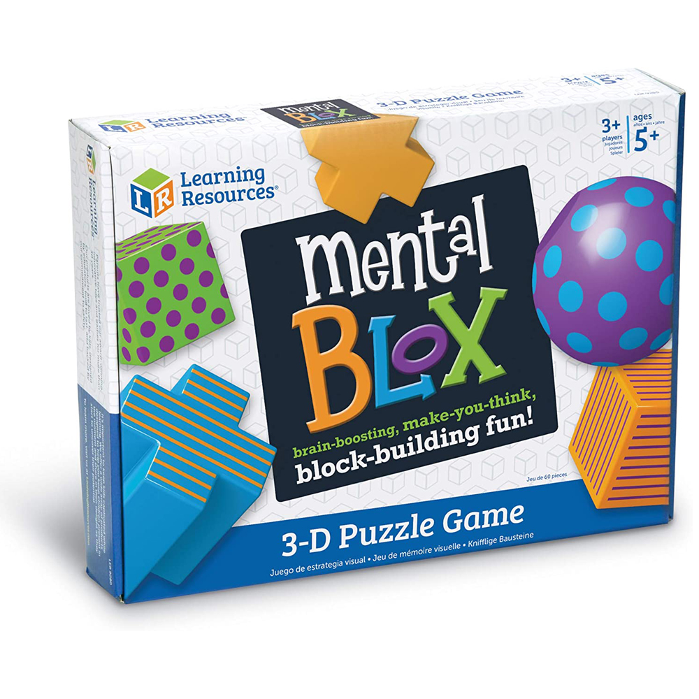 Learning Resources Mental Blox 60-Piece 3D Puzzle Set by Learning Resources - American Made