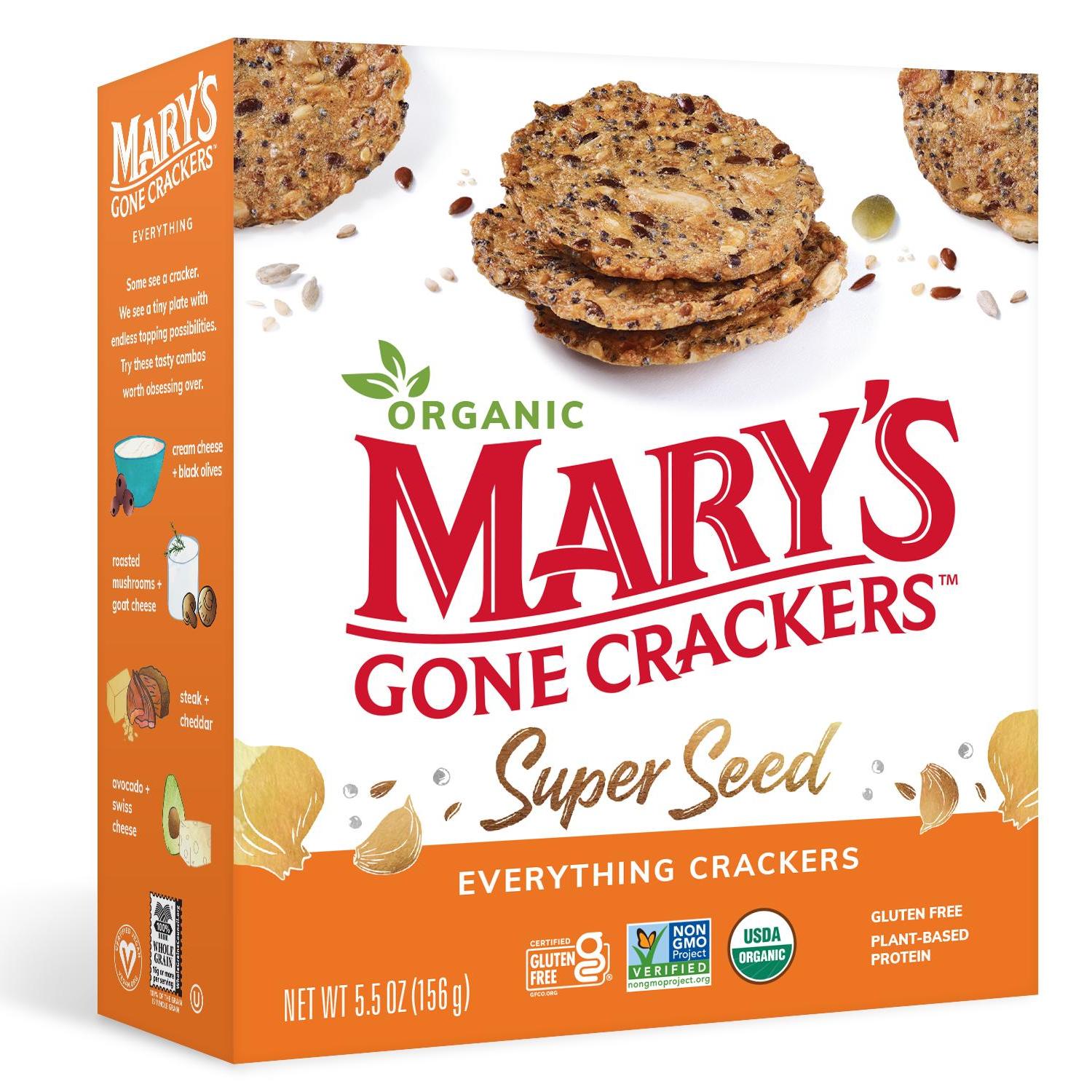 Mary's Gone Crackers Super Seed Crackers 5.5 oz