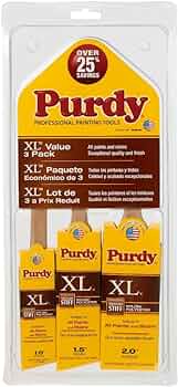 Purdy 140853100 XL Brush 3 Pack Made in USA