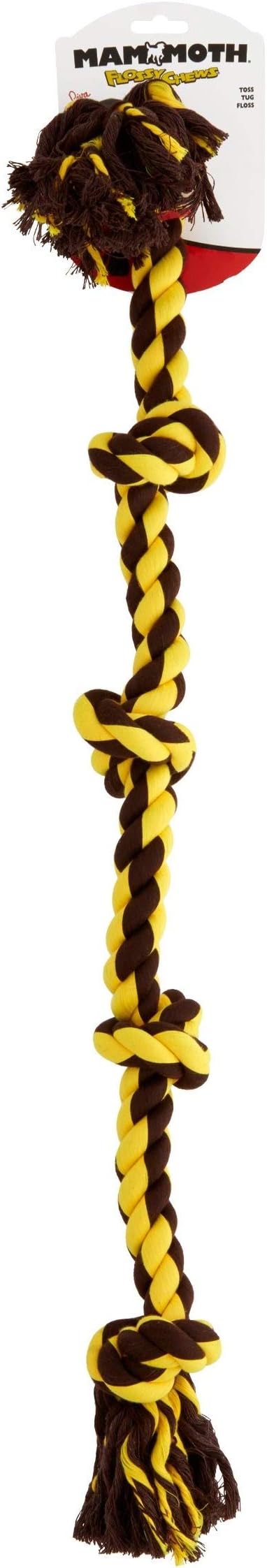 Mammoth Flossy Chews Rope Toy Large 36-Inch by Mammoth Pet - American Made