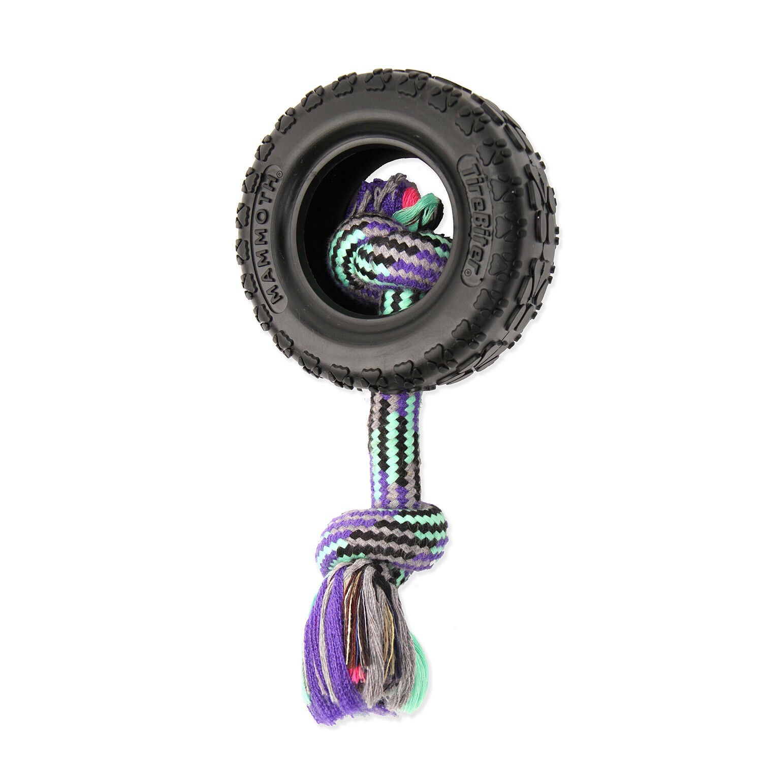 Mammoth Pet Tire Biter Dog Toy with Rope by Mammoth Pet - American Made