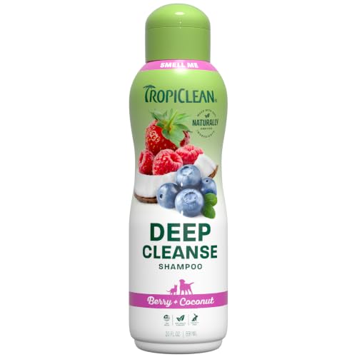 TropiClean Deodorizing Dog Shampoo, Berry & Coconut Scent, 20oz