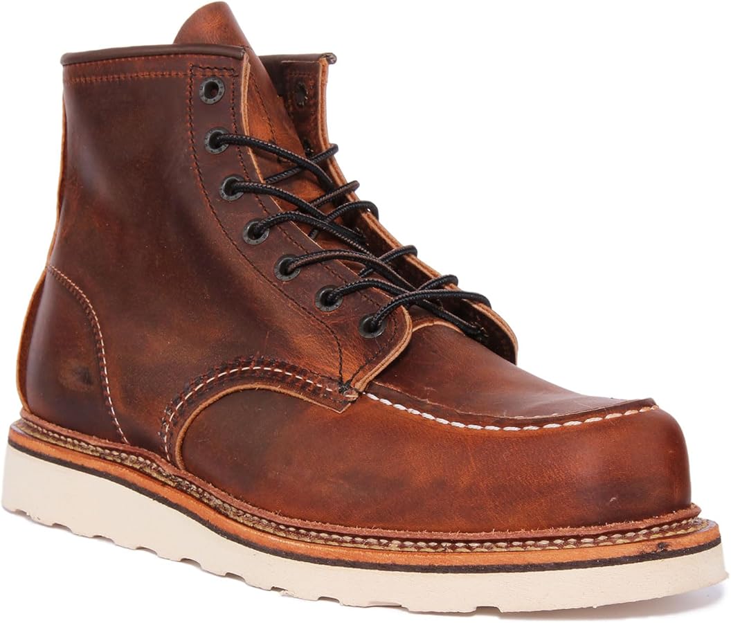 Red Wing Heritage Men's Classic 1907 6-Inch Moc Toe Boot