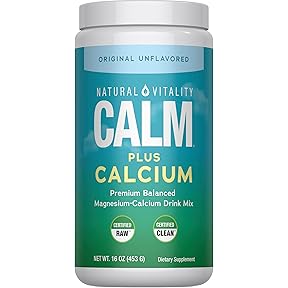 Natural Vitality Calm Plus Calcium Anti-Stress Drink Mix 16oz by Natural Vitality - American Made