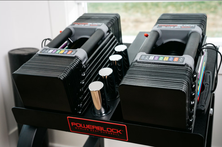 PowerBlock Elite EXP Adjustable Dumbbell 5-50 lbs by PowerBlock - American Made