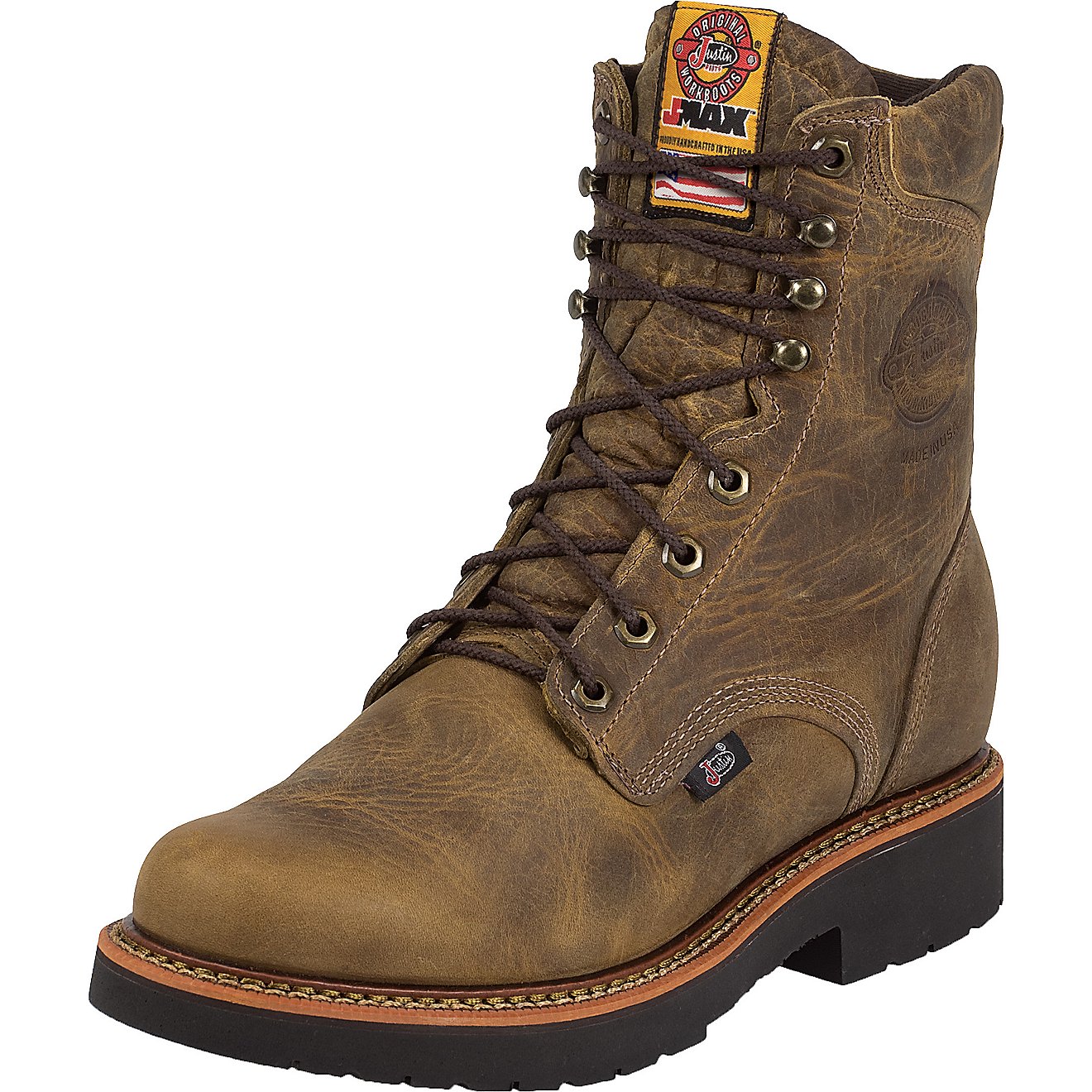 Justin Boots Men's Roughneck Work Boot Lace-Up by Justin Boots - American Made