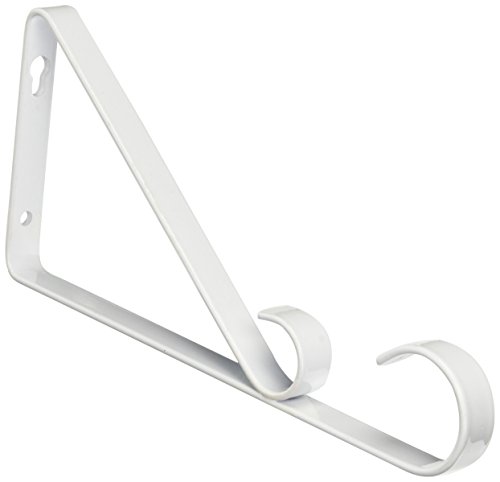 Panacea 85592 Hanging Plant Bracket, White, 9-Inch by Panacea Products - American Made