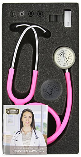 Prestige Medical Clinical Lite Stethoscope Hot Pink by Prestige Medical - American Made