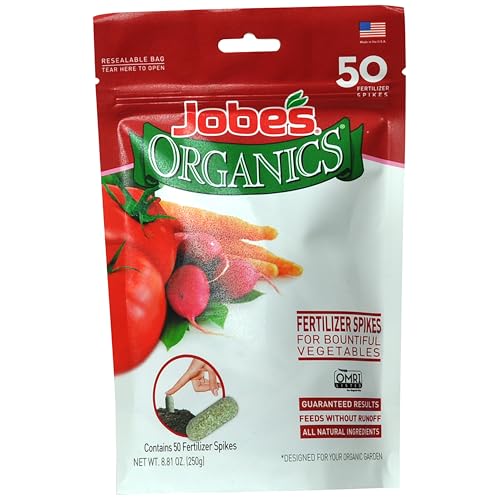 Jobe's Organics Vegetable and Tomato Fertilizer Spikes 50 Count by Jobe's - American Made