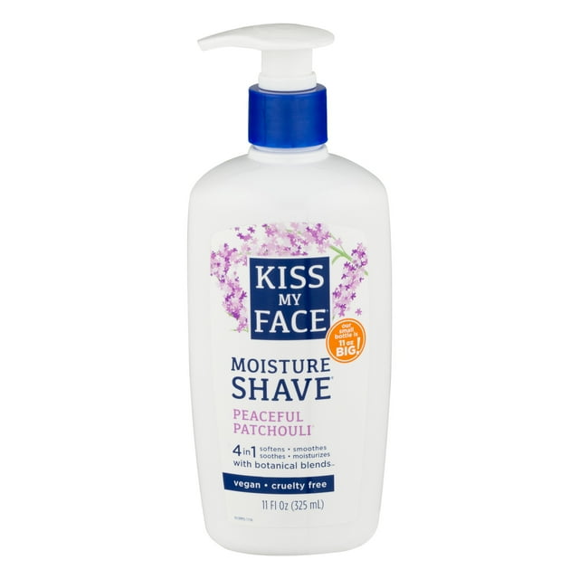 Kiss My Face Moisture Shave Cream Peaceful Patchouli 11 oz by Kiss My Face - American Made