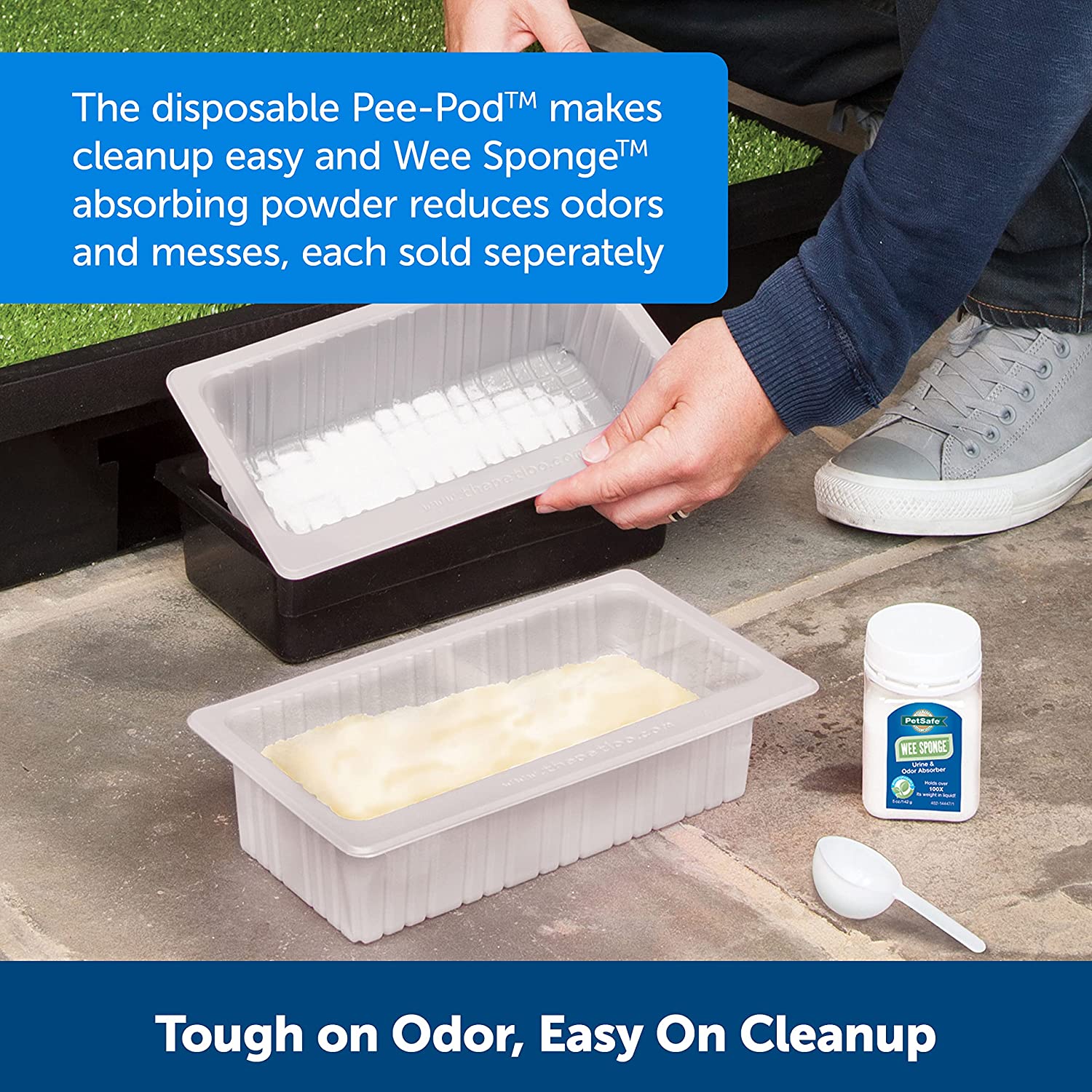 PetSafe Pet Loo Portable Indoor Outdoor Dog Potty by PetSafe - American Made