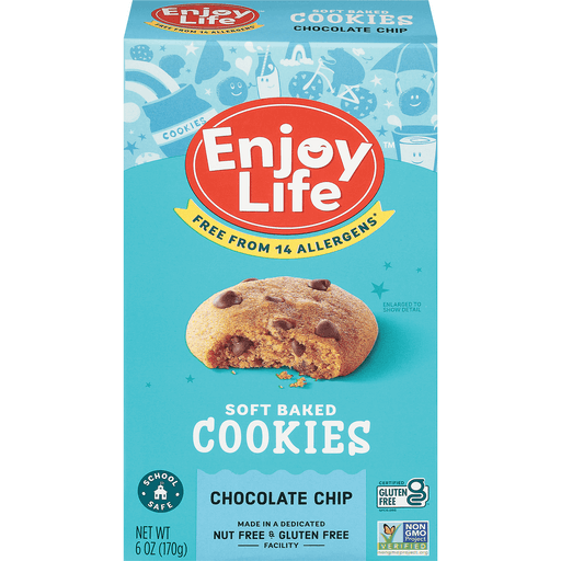 Enjoy Life Soft Baked Chocolate Chip Cookies 6 oz by Enjoy Life Foods - American Made