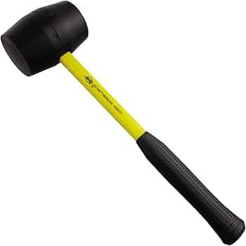 Nupla Corp Rubber Mallet Fiberglass Handle 32 oz by Nupla Corp - American Made