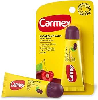 Carmex Everyday Lip Balm Cherry SPF 15 Tube by Carmex - American Made