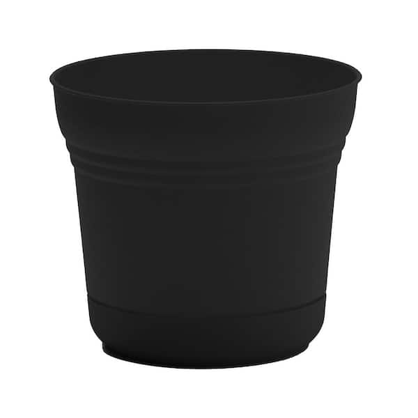Bloem Saturn Planter 10 Inch Black