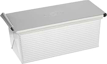 USA Pan Pullman Loaf Pan 9x4 Inch with Cover Nonstick by USA Pan - American Made