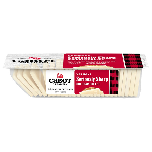 Cabot Seriously Sharp White Cheddar 8 oz by Cabot Cheese - American Made