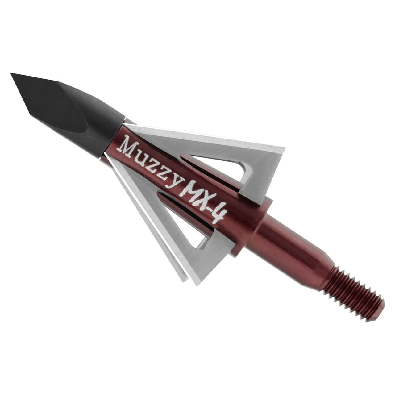Muzzy Broadhead 4-Blade 100 Grain 3-Pack by Muzzy Archery - American Made