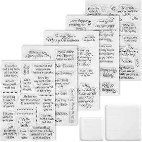 Hero Arts Friends Stamp Set Clear Photopolymer