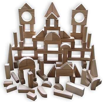 BEKA 90-Piece Special Shapes Wooden Blocks by BEKA - American Made