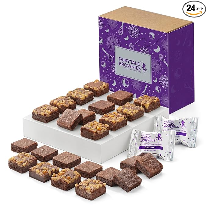 Fairytale Brownies Sugar-Free Magic Morsel 24-Piece Gift Box by Fairytale Brownies - American Made